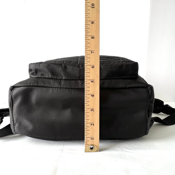 Steve Madden Black Two-Pocket Nylon Padded Backpack Bag W/ Detachable Pouch, NWT - Picture 16 of 16